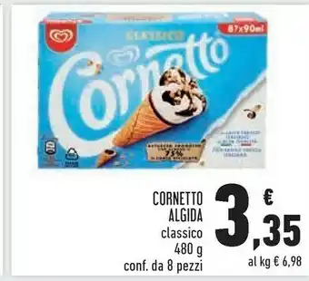 Algida Cornetto Classico Formato Speciale 480 G(ml)