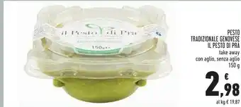 Conad City Pesto Tradizionale Genovese Il Pesto Di Pra offerta