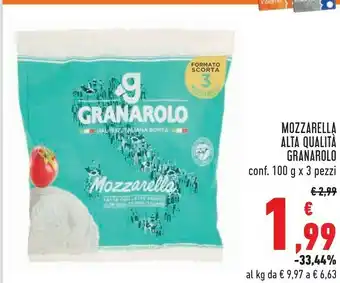 Conad City Granarolo 3 Mozzarelle Con Latte Fresco Alta Qualità 300 G(ml) offerta