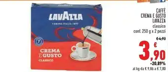 Conad City Lavazza Lavazza - Caffè Crema e Gusto offerta