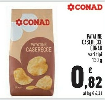 Conad City Conad - Le Patatine Caserecce 130 G(ml) offerta