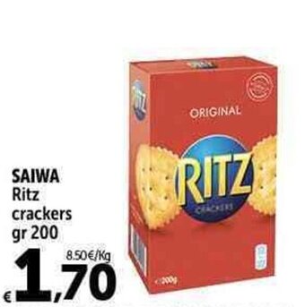 SAIWA Ritz crackers gr 200