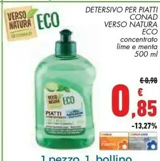 Conad Conad Detersivo Per Piatti offerta