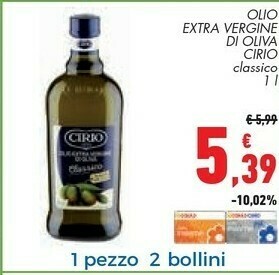 Cirio Olio Extra Vergine Di Oliva Classico 1000 G(ml)