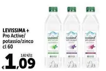 Carrefour Market LEVISSIMA + Pro Active/ potassio/zinco cl 60 offerta