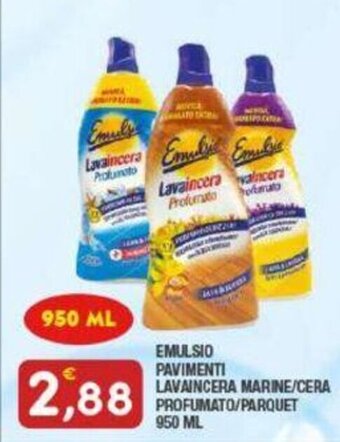 Maury's EMULSIO PAVIMENTI LAVAINCERA MARINE/CERA PROFUMATO/PARQUET 950 ML offerta