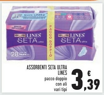 Conad Lines Assorbenti Seta Ultra offerta