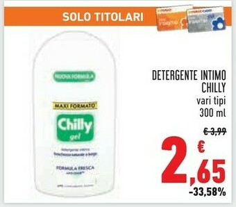Conad Chilly Detergente Intimo offerta