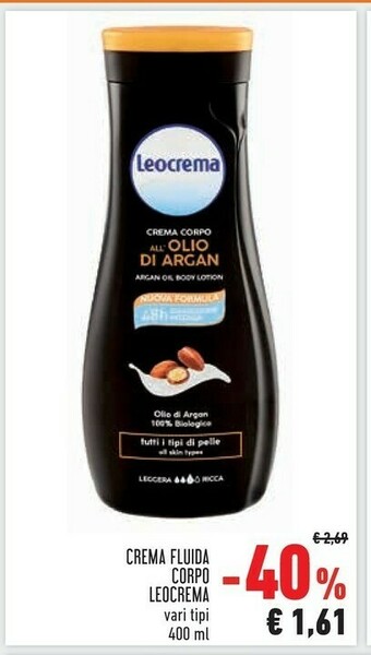 Conad Leocrema Crema Fluida Corpo offerta