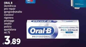 Carrefour Market ORAL B Dentifricio ml 75 offerta