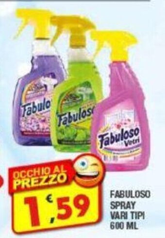 Maury's FABULOSO SPRAY VARI TIPI 600 ML offerta