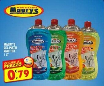 Maury's MAURY'S GEL PIATTI VARI TIPI 1 LT offerta