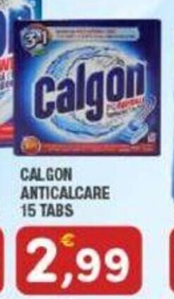 CALGON ANTICALCARE 15 TABS