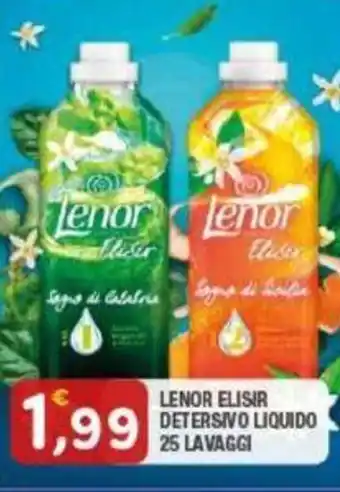 Maury's LENOR ELISIR DETERSIVO LIQUIDO 25 LAVAGGI offerta
