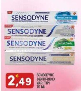 Maury's SENSODYNE DENTIFRICIO VARI TIPI 75 ML offerta