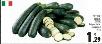 Conad Zucchine Lunghe Scure offerta