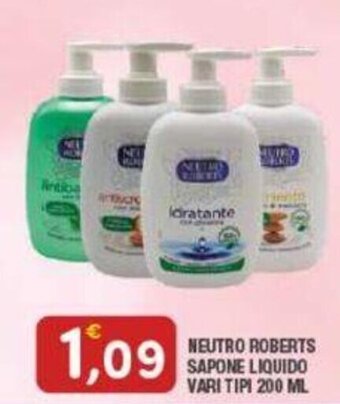 Maury's NEUTRO ROBERTS SAPONE LIQUIDO VARI TIPI 200 ML offerta