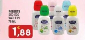 Maury's ROBERTS DEO ECO VARI TIPI 75 ML offerta