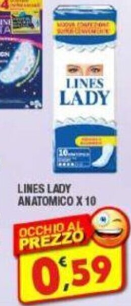 Maury's LINES LADY ANATOMICO X 10 offerta