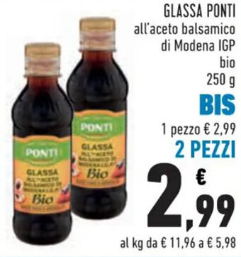 Conad PONTI GLASSA 250 g offerta