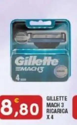 Maury's GILLETTE MACH 3 RICARICA X4 offerta