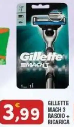 Maury's GILLETTE MACH 3 RASOIO + RICARICA offerta