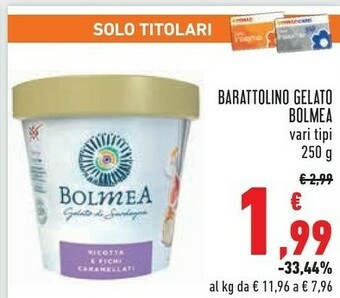 Conad Bolmea Barattolino Gelato offerta