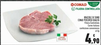 Conad Conad Percorso Qualita Braciole Di Suino offerta