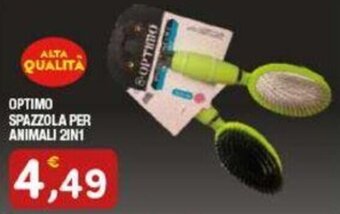 Maury's OPTIMO SPAZZOLA PER ANIMALI 2IN1 offerta