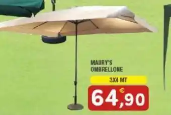 Maury's MAURY'S OMBRELLONE 3X4 MT offerta