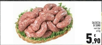 Conad Salsiccia Di Suino offerta