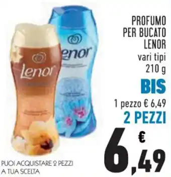 Conad LENOR PROFUMO PER BUCATO 210 g offerta