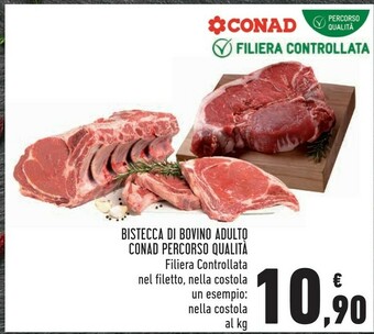 Conad Conad Percorso Qualita Bistecca Di Bovino offerta