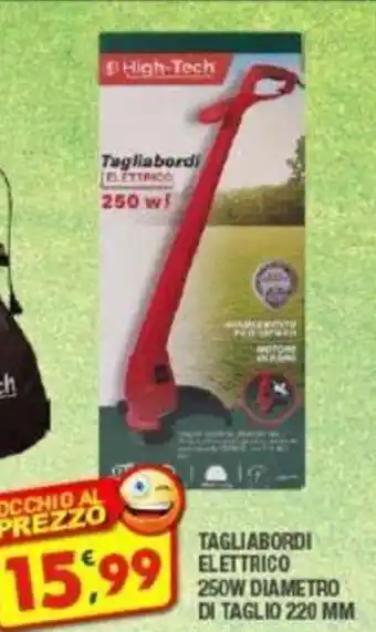 TAGLIABORDI ELETTRICO 250W DIAMETRO DI TAGLIO 220 MM