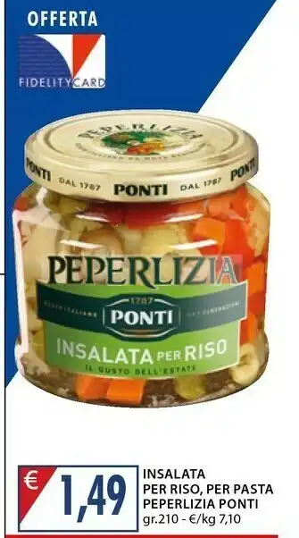 Mercatò Ponti Insalata Per Riso Per Pasta Peperlizia offerta
