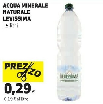 Coop Levissima Acqua Minerale Naturale 1500 G(ml) offerta