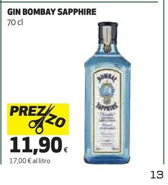 Coop Bombay saphire Gin offerta