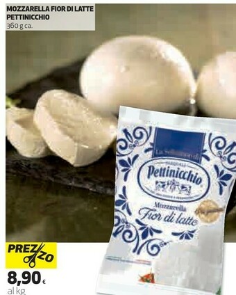 Coop Pettinicchio Mozzarella Fior Di Latte offerta