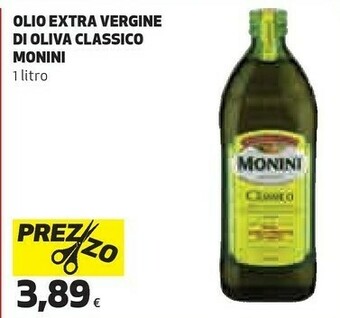 Coop Monini Olio Extra Vergine Di Oliva 1000 G(ml) offerta