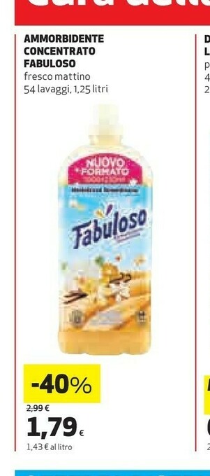 Coop Fabuloso Ammorbidente Concentrato offerta