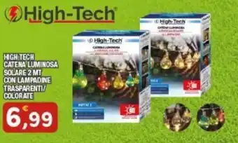 Maury's HIGH TECH CATENA LUMINOSA SOLARE 2 MT offerta