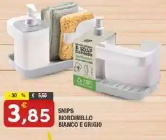 SNIPS RIORDINELLO BIANCO E GRIGIO