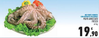 Conad POLPO ARRICCIATO FRESCO al kg offerta