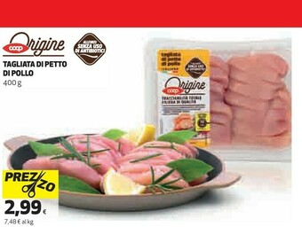 Coop Coop - Tagliata di Petto di Pollo 400 g(ml) offerta