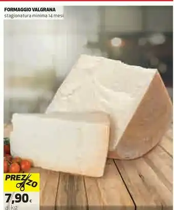 Coop Formaggio Valgrana Stagionatura Minima 14 Mesi offerta
