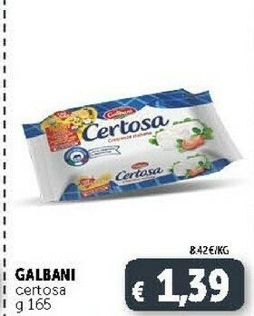 Deco Supermercati Galbani Certosa 165 G(ml) offerta