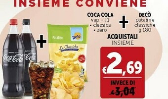 Deco Supermercati Coca-Cola - Coca-Cola Zero 1000 G(ml) offerta