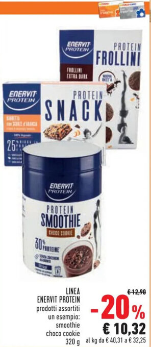 Conad LINEA ENERVIT PROTEIN 320 g offerta