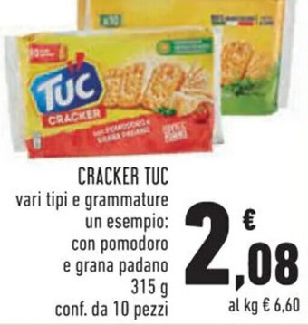 Conad CRACKER TUC 315 g 10 pezzi offerta