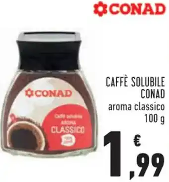 Conad CONAD CAFFÈ SOLUBILE 100 g offerta